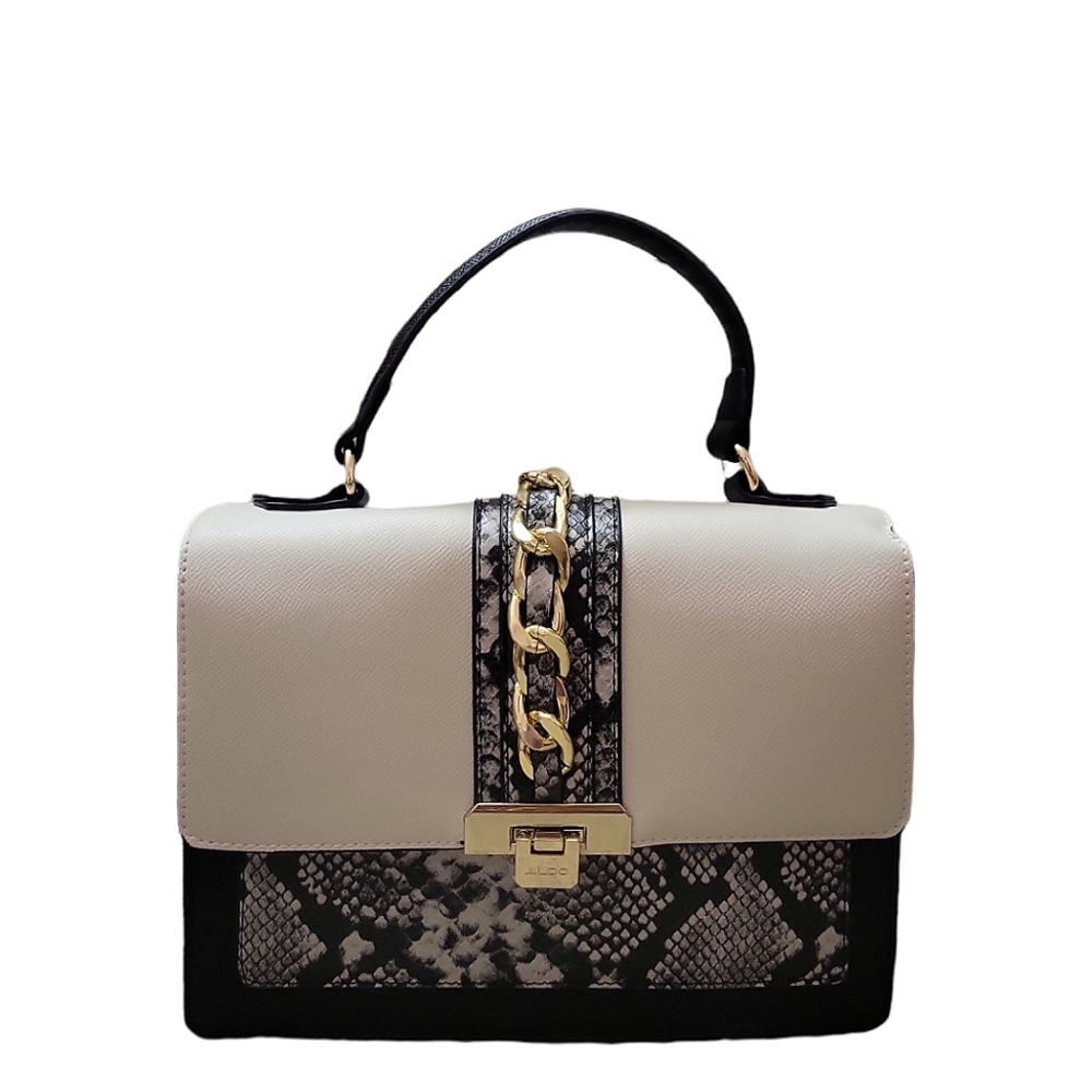 ALDO Black and White Handbag